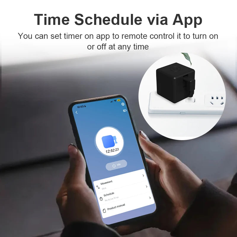Remoter Garage  Button Robot Pusher Assistant