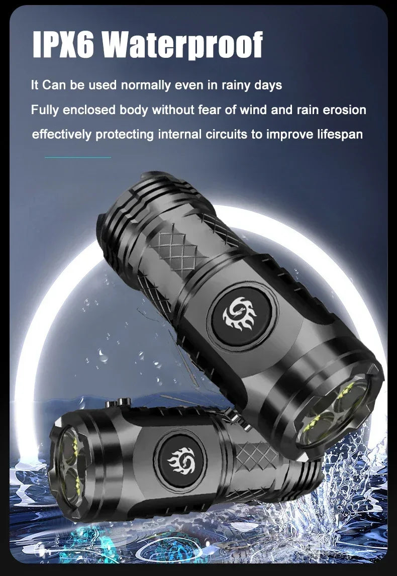 High-Quality LED Rechargeable Flashlight