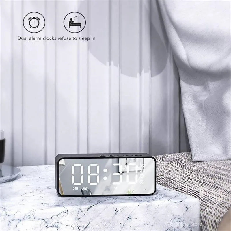Portable Bluetooth Speaker Mini Alarm