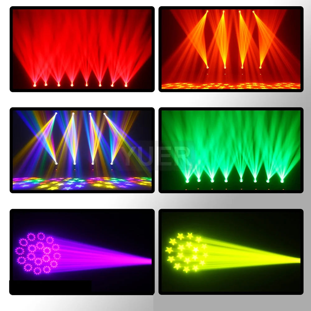 2PCS 200W LED Moving Head Lights