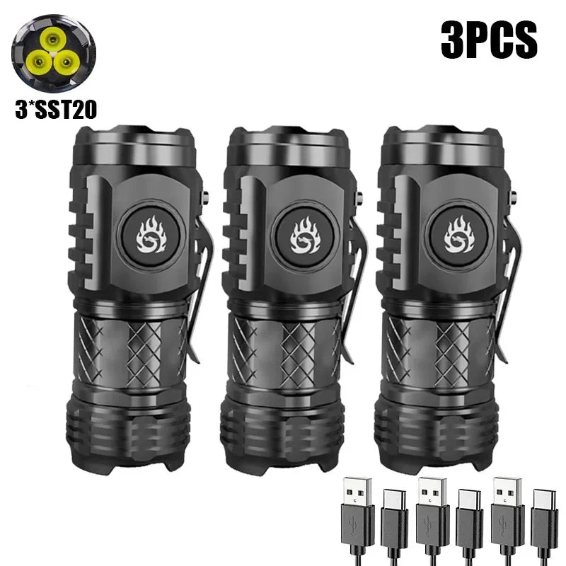 High-Quality LED Rechargeable Flashlight