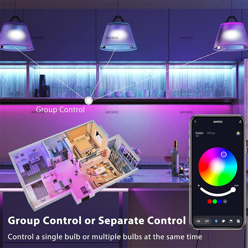 Smart LED Bulb Color Changing