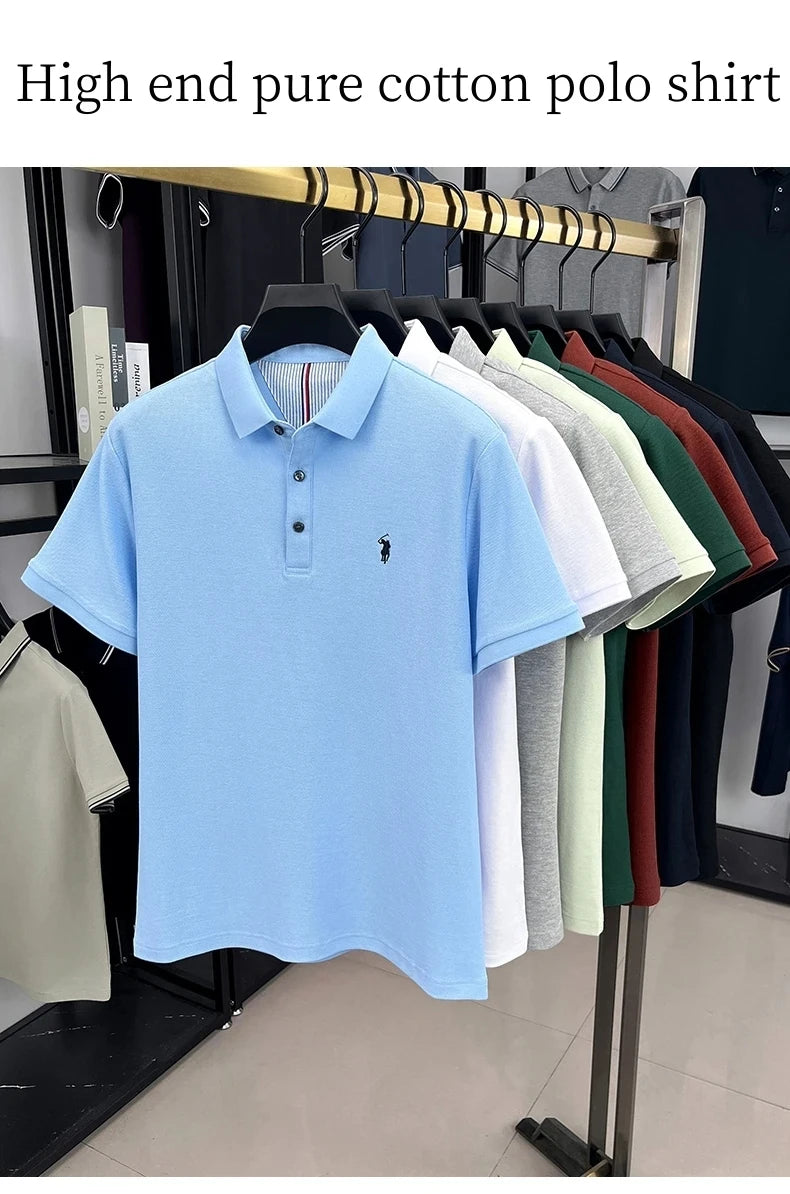 Men's Cotton Polo Shirt Embroidered