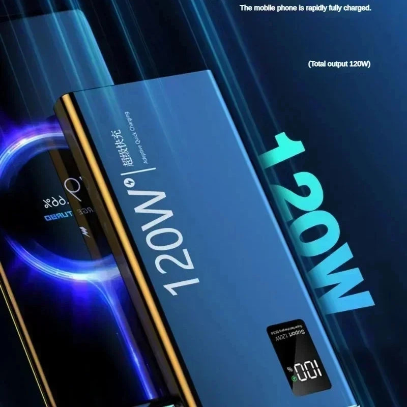 120W 50000mAh Fast Charging Power Bank