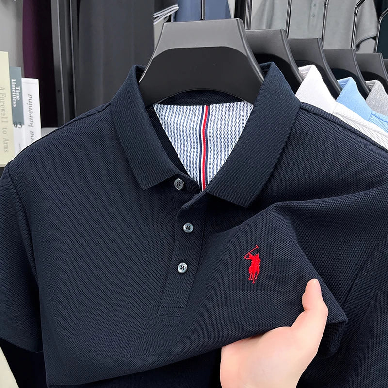 Men's Cotton Polo Shirt Embroidered