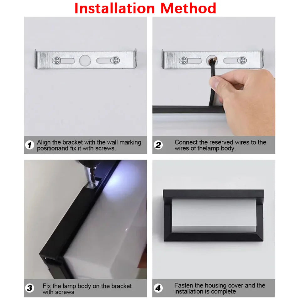 Outdoor LED Motion Wall Light