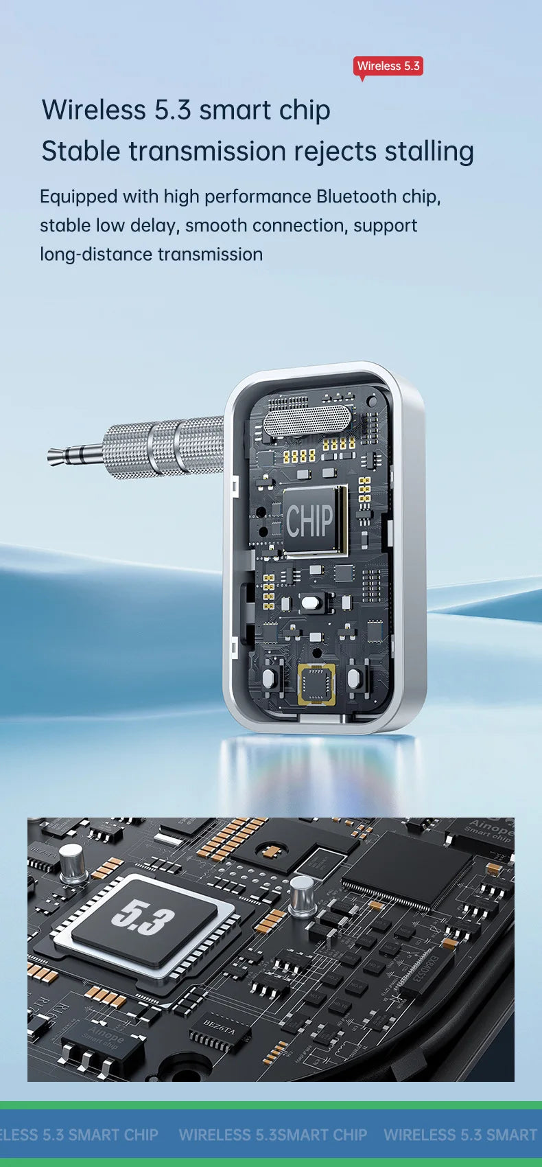 Bluetooth 5.3 Audio Adapter Transmitter