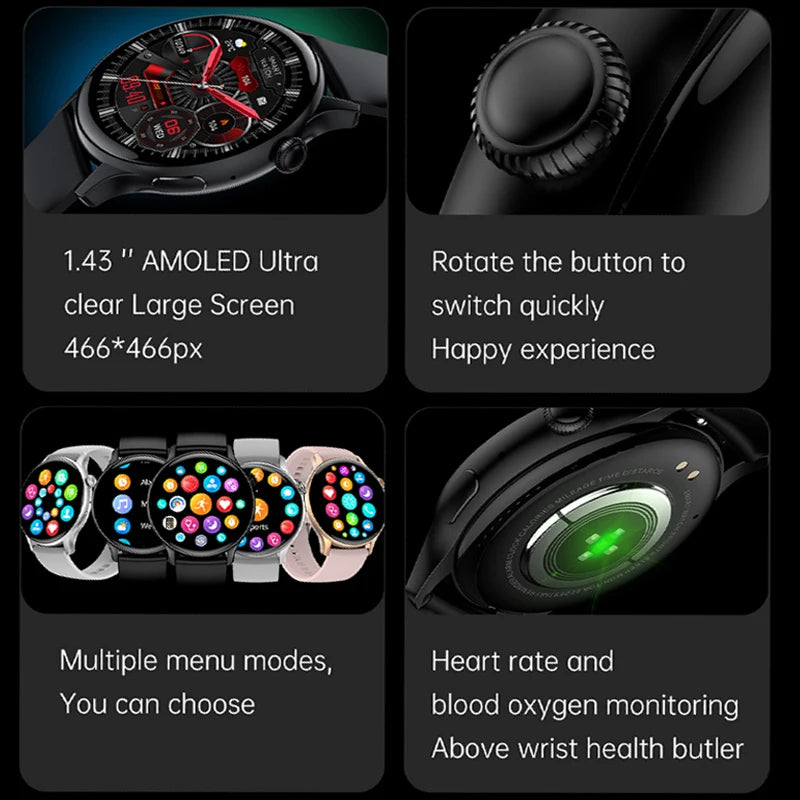 2024 AMOLED Ladies Smartwatch