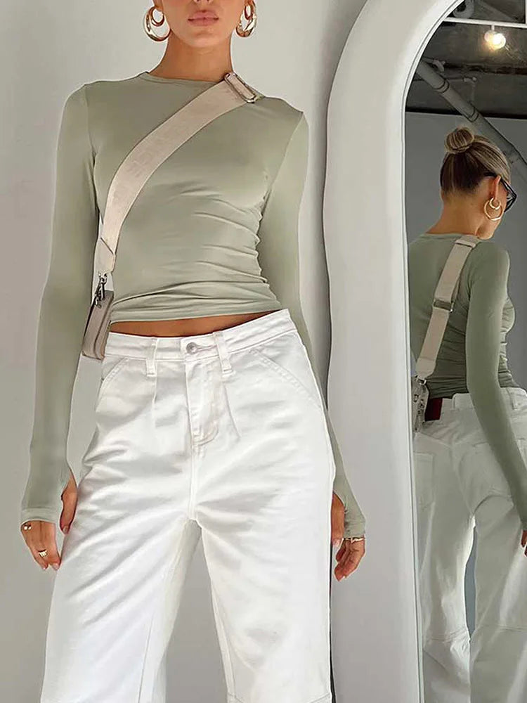 Women’s Slim Crop Top