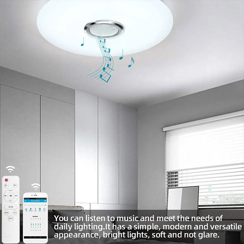 LED Ceiling Light Smart Bluetooth Speaker