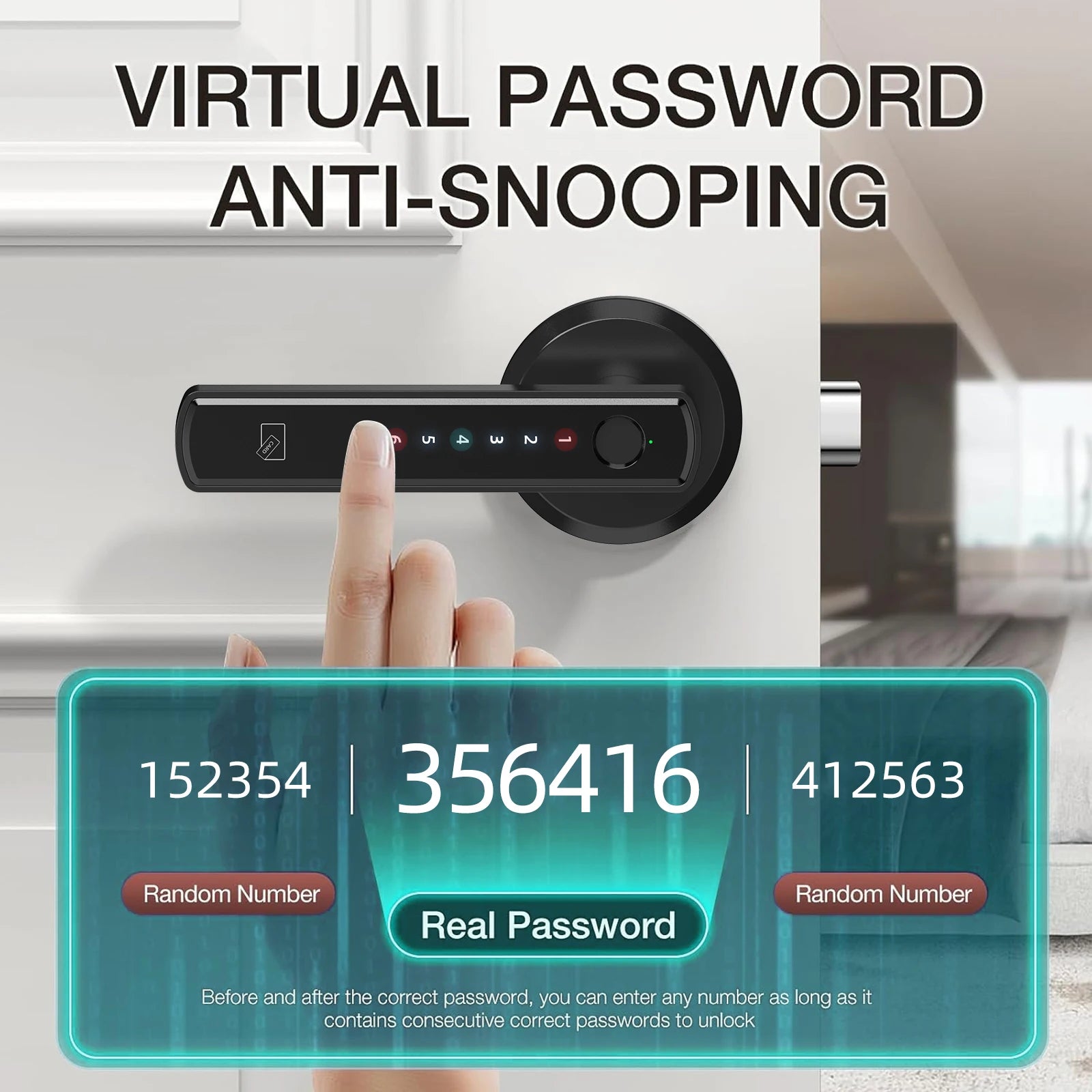 Smart Fingerprint Door Lock Keypad