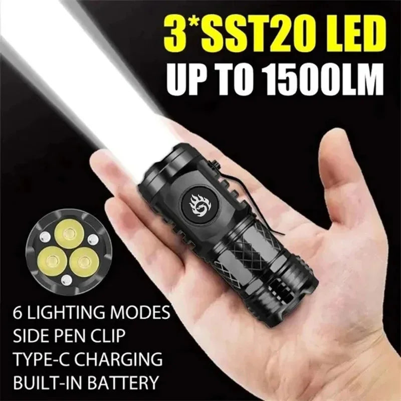 High-Quality LED Rechargeable Flashlight