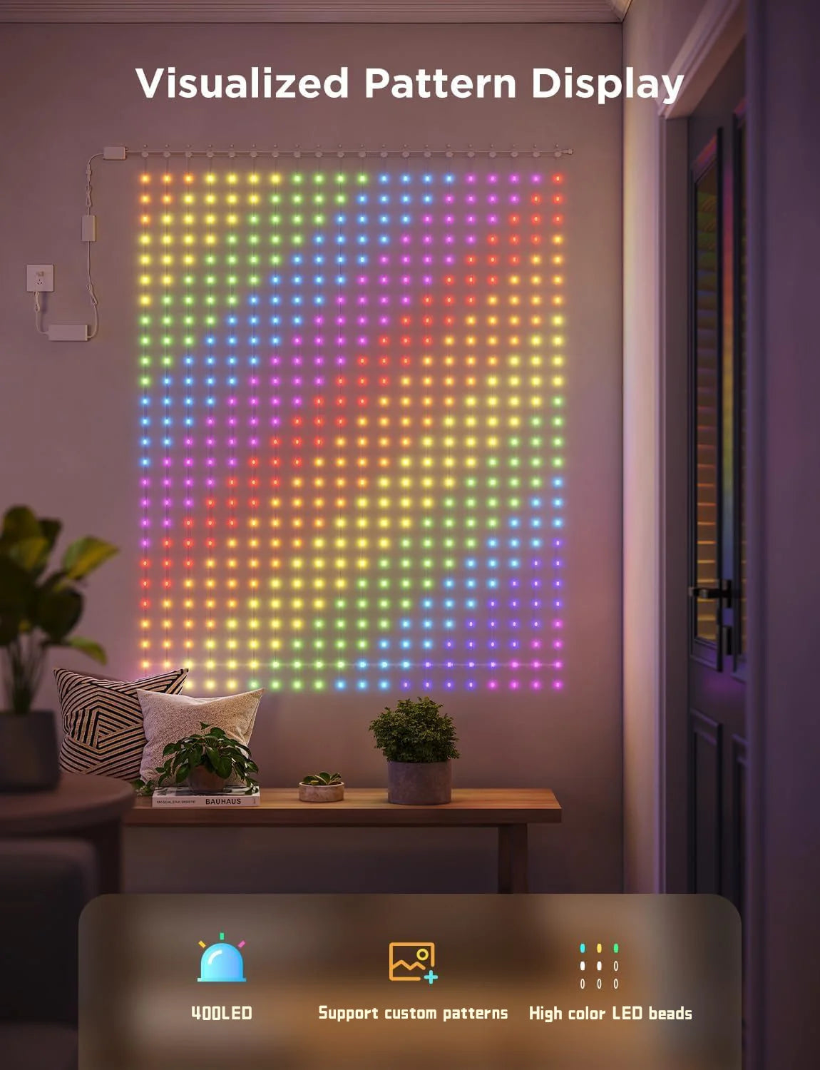Smart RGB Curtain Lights
