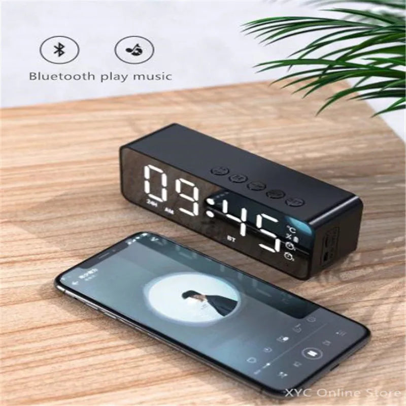 Portable Bluetooth Speaker Mini Alarm