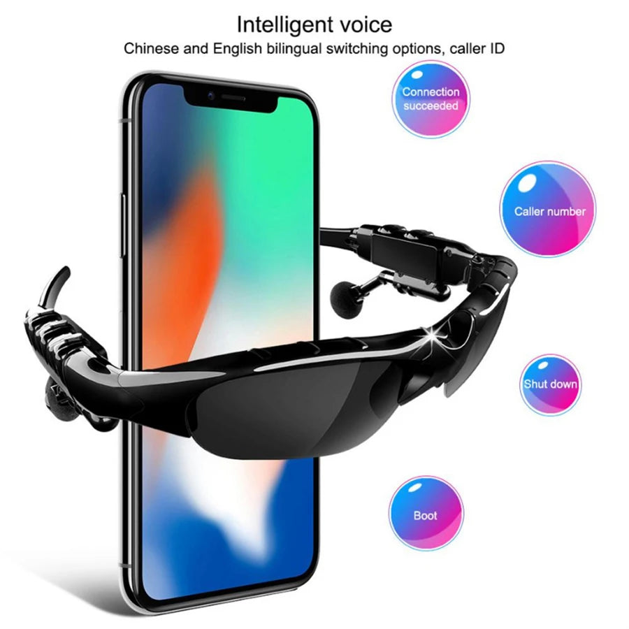 Smart Glasses Bluetooth Headphones Wireless