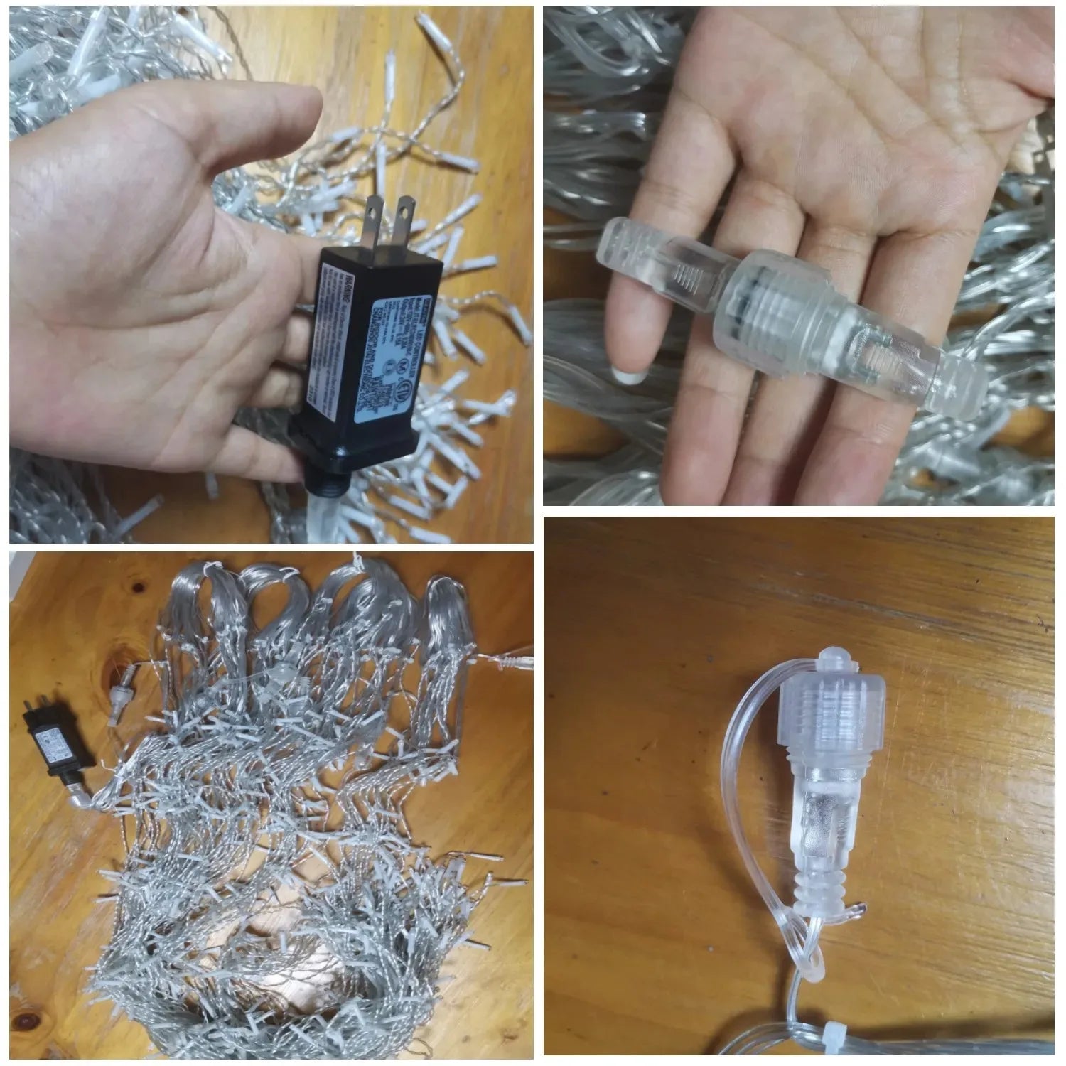 ED Icicle Curtain Lights