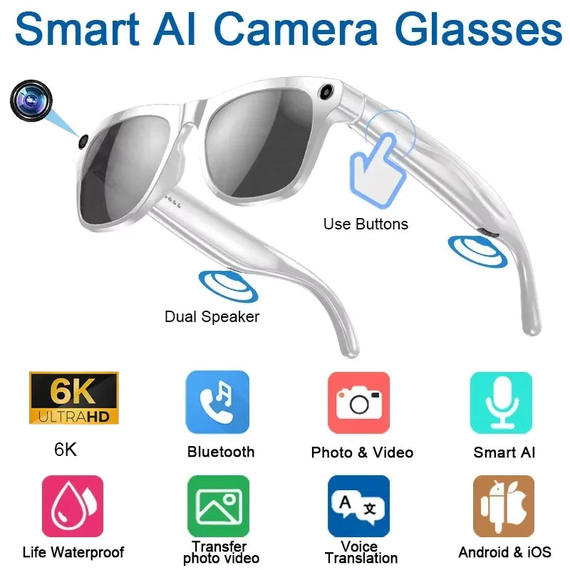 AI Smart Glasses 6K