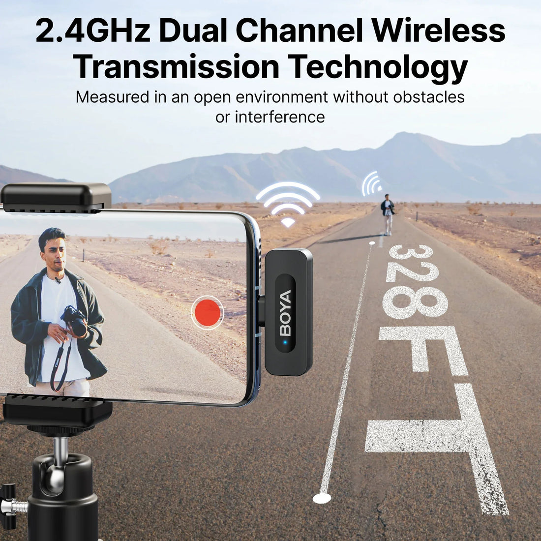 BOYA Wireless Lavalier Microphone System