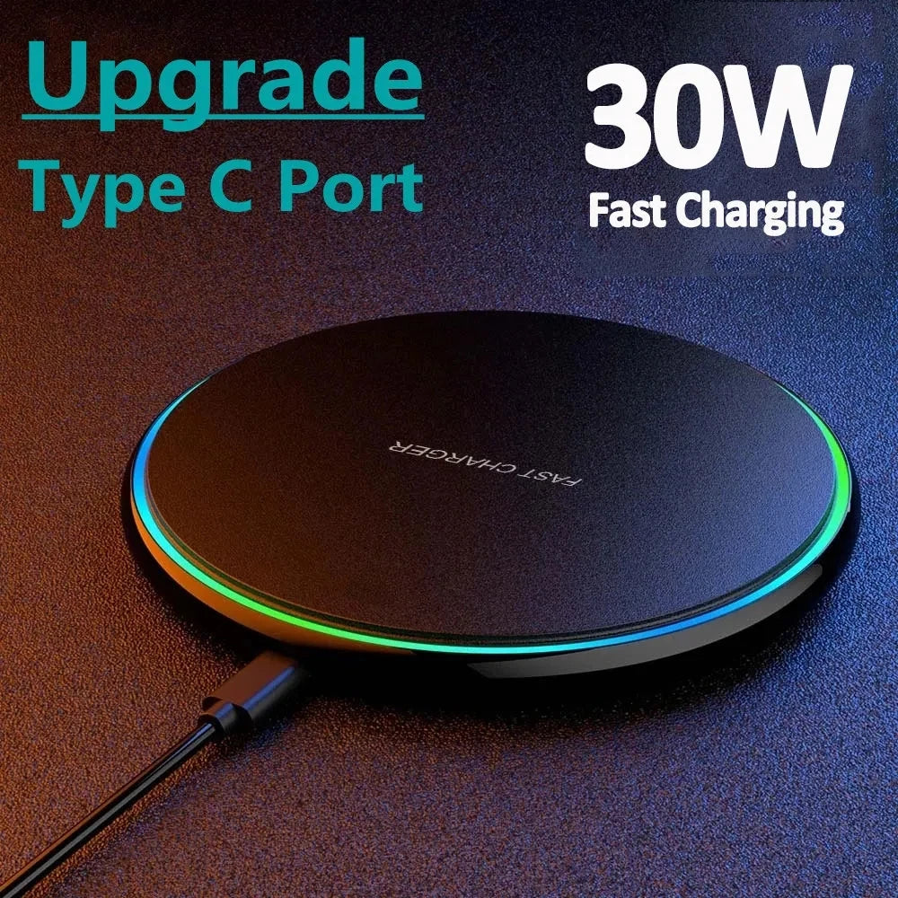 Wireless Charger for iPhone & Samsung
