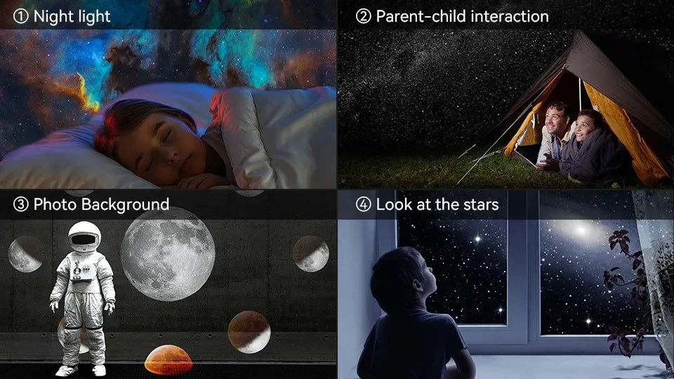 Galaxy Star Projector Lamp