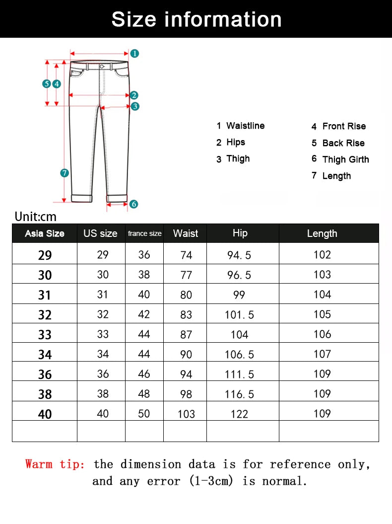 Men's Business Casual Straight Jeans
