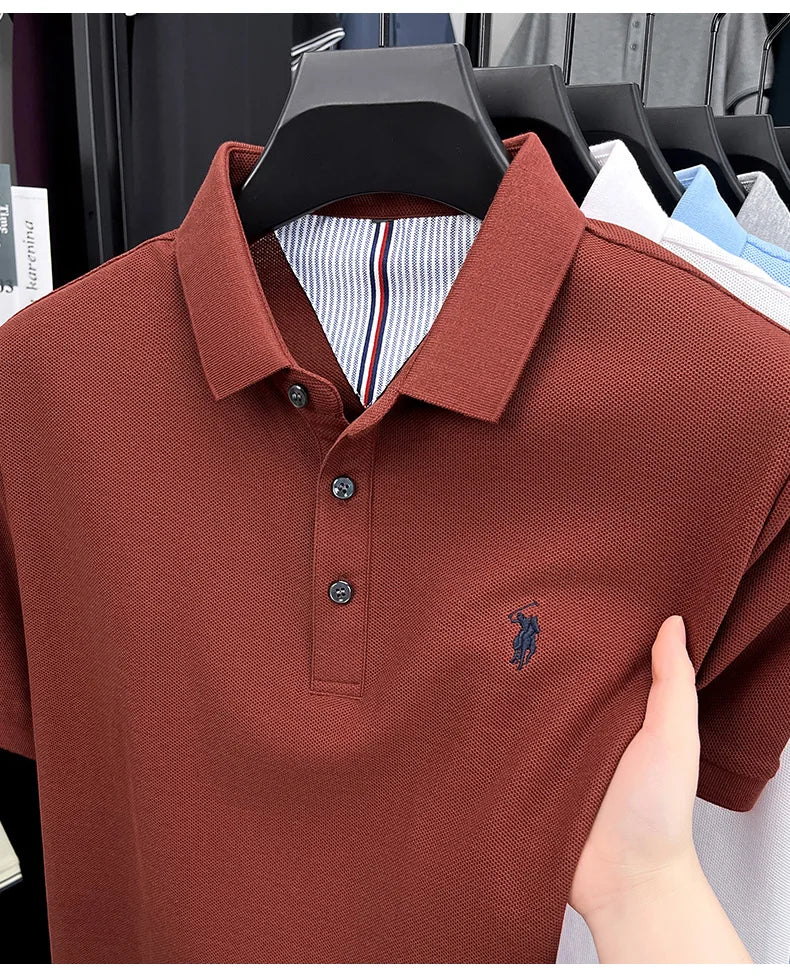 Men's Cotton Polo Shirt Embroidered