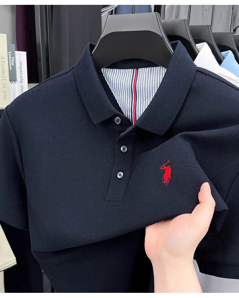 Men's Cotton Polo Shirt Embroidered