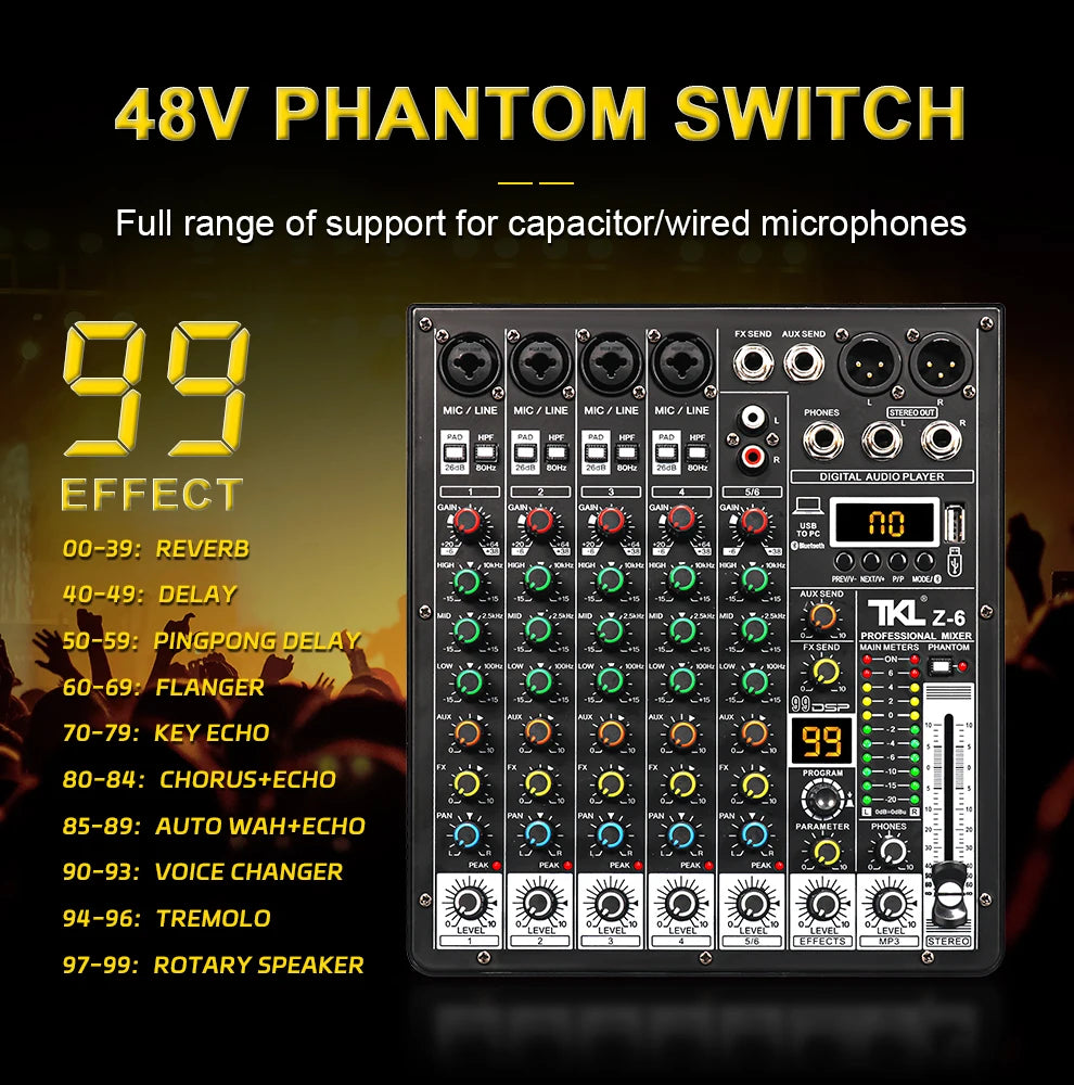 Bluetooth Karaoke Mixer