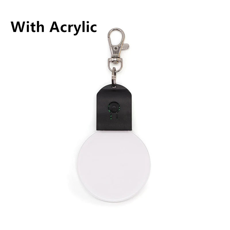 RGB Acrylic LED Keychain