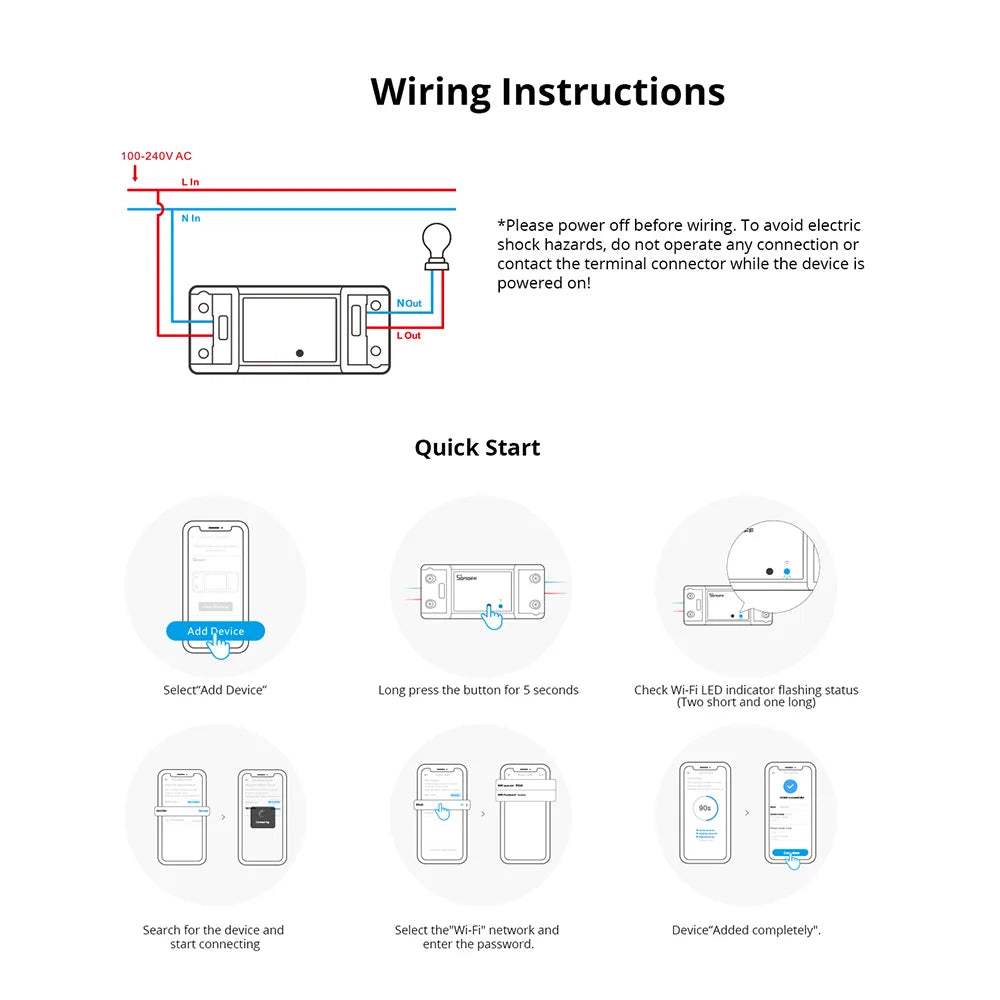 Remote Voice Control Light Switch