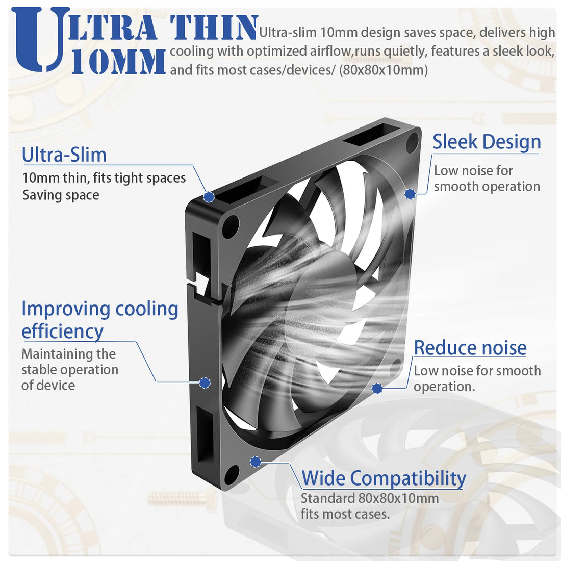 PC Fan Computer Case  Fan Cooler