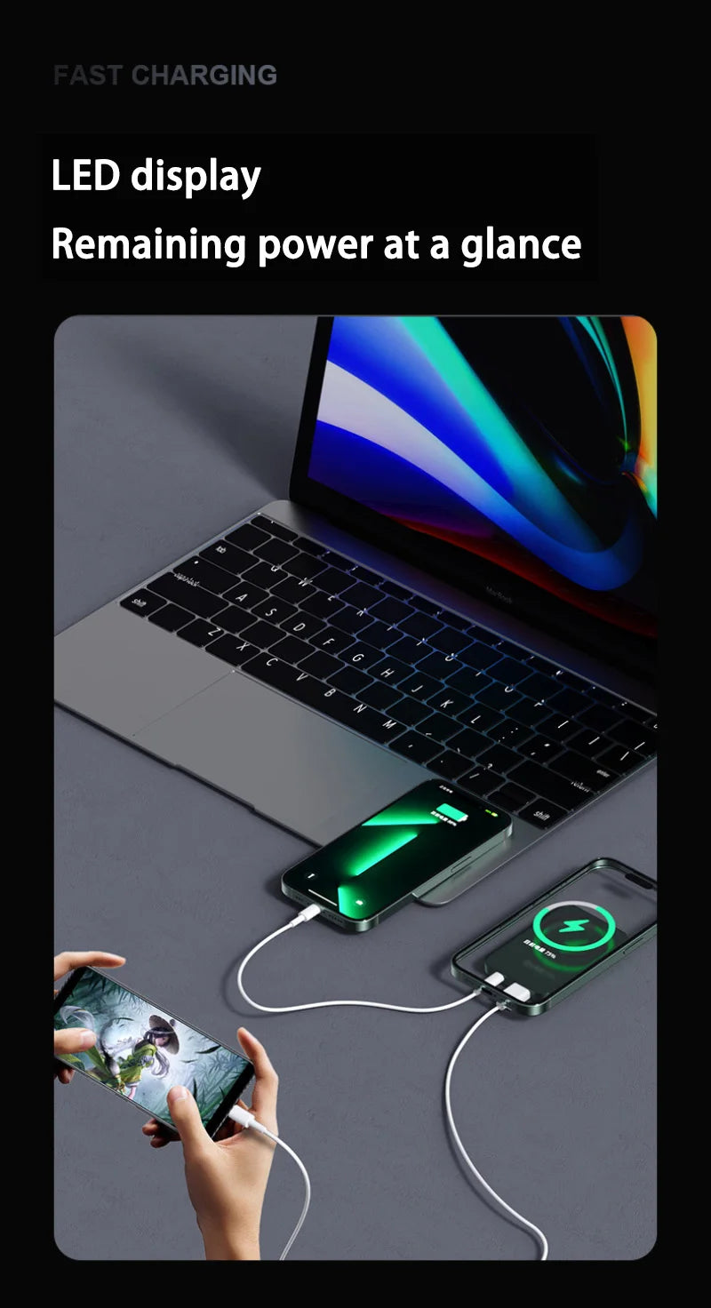 30,000mAh Magnetic Fast Charging Power Bank