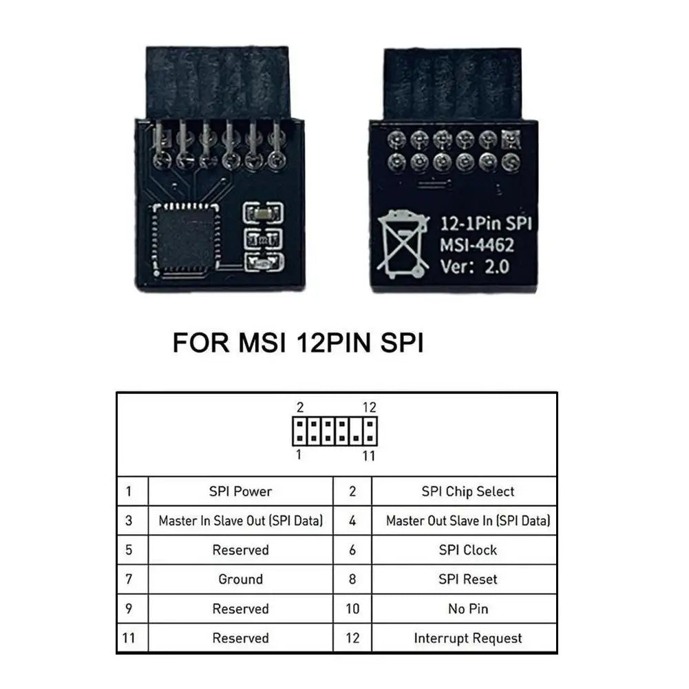 TPM 2.0 Security Module 14Pin