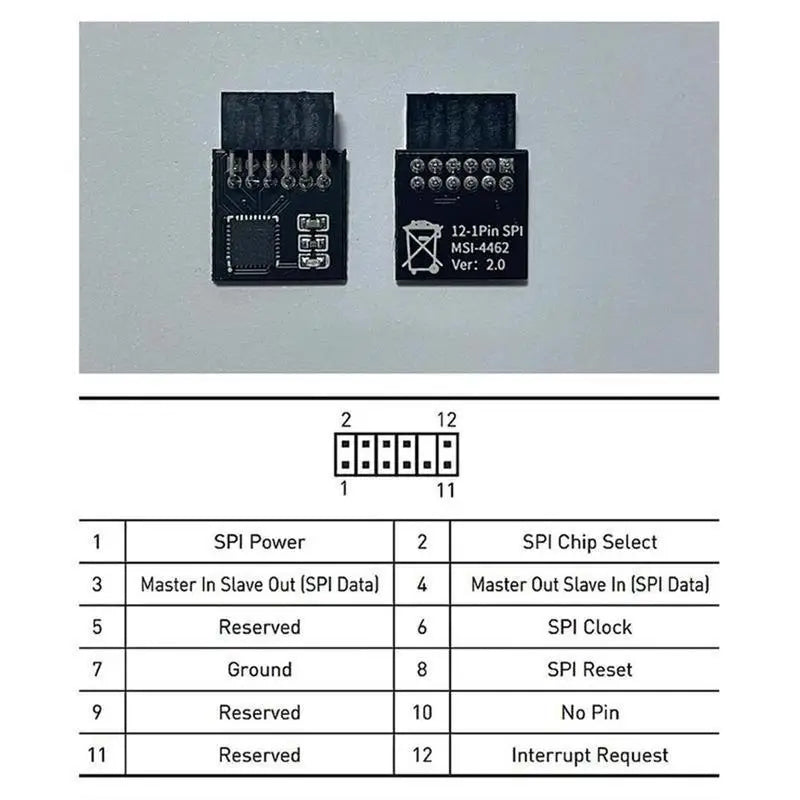 TPM 2.0 Security Module 14Pin