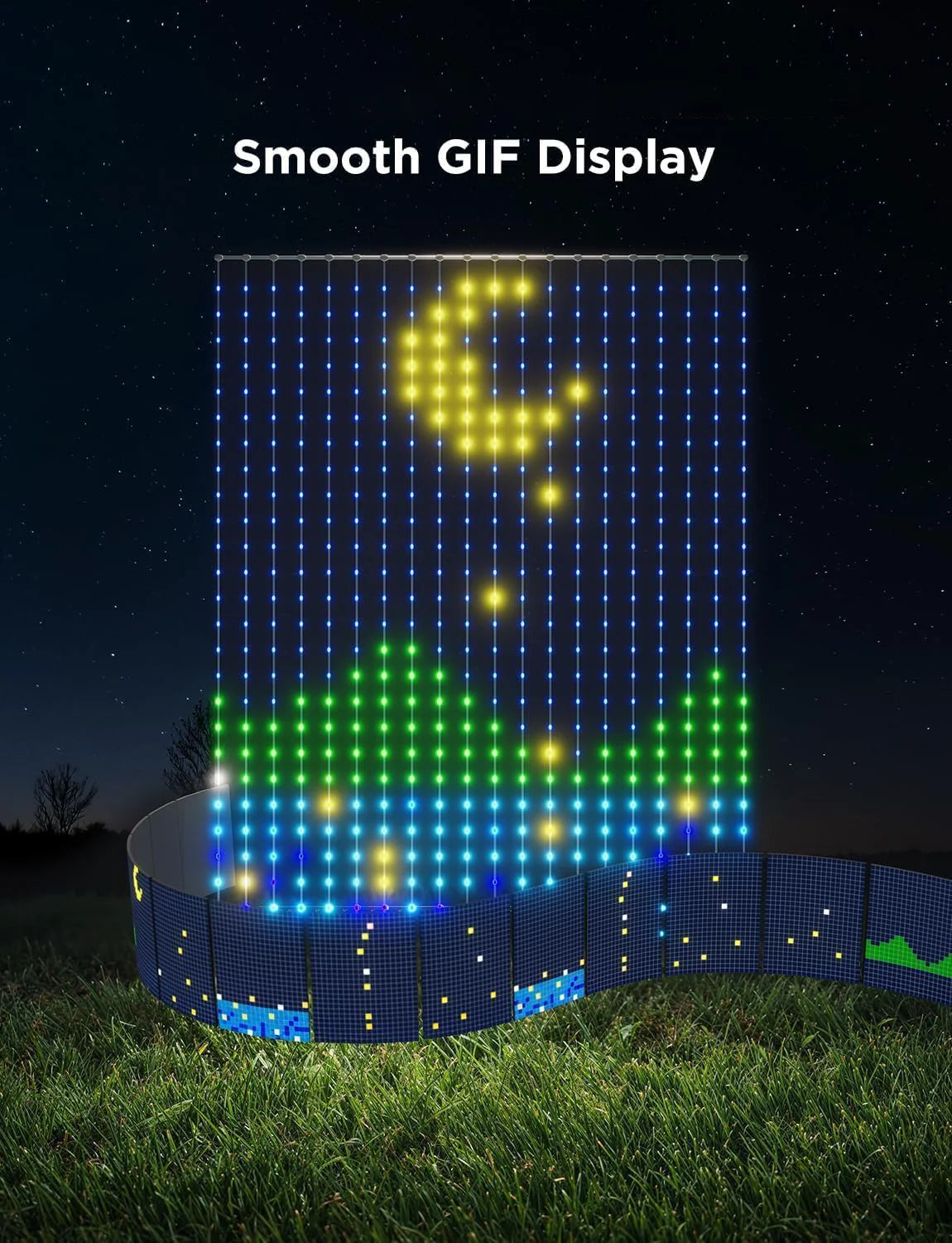 Smart RGB Curtain Lights