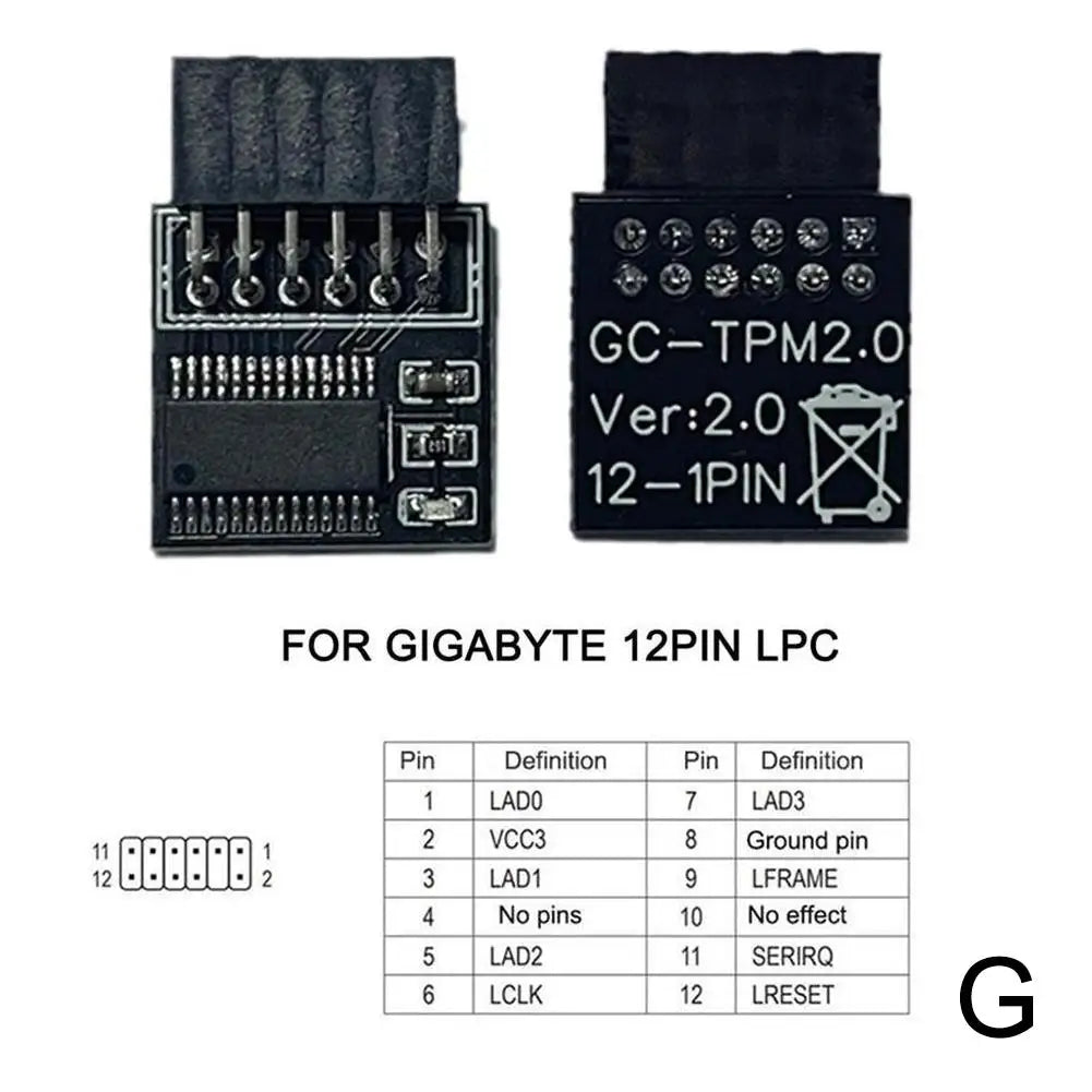 TPM 2.0 Security Module 14Pin