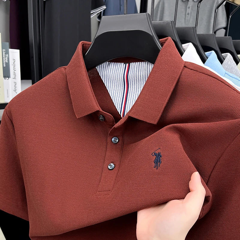 Men's Cotton Polo Shirt Embroidered