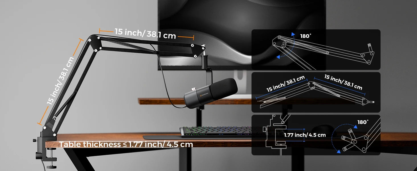 Professional USB XLR Dynamic Microphone