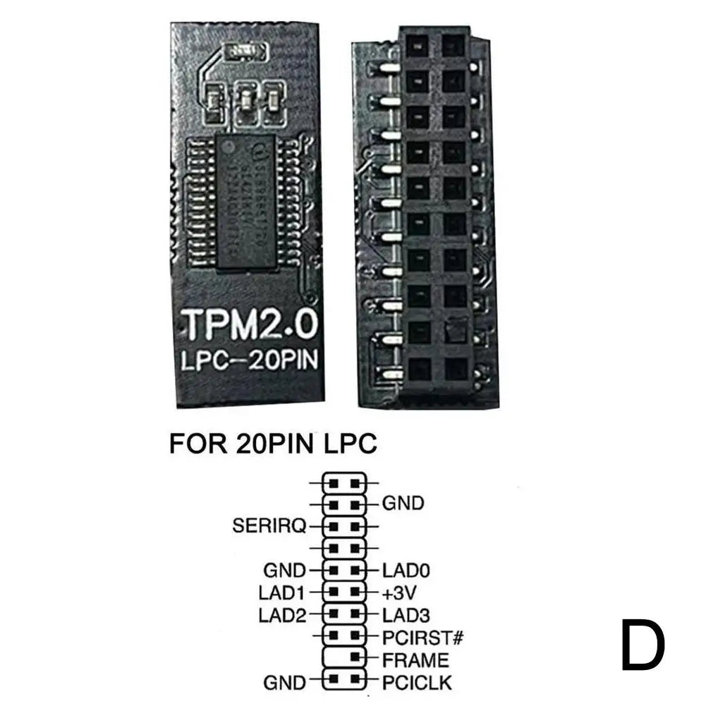 TPM 2.0 Security Module 14Pin