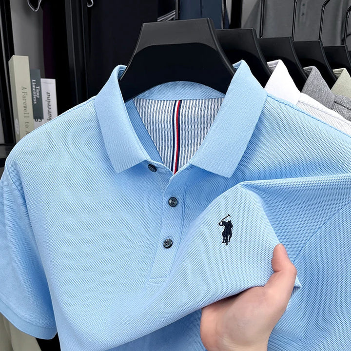 Men's Cotton Polo Shirt Embroidered