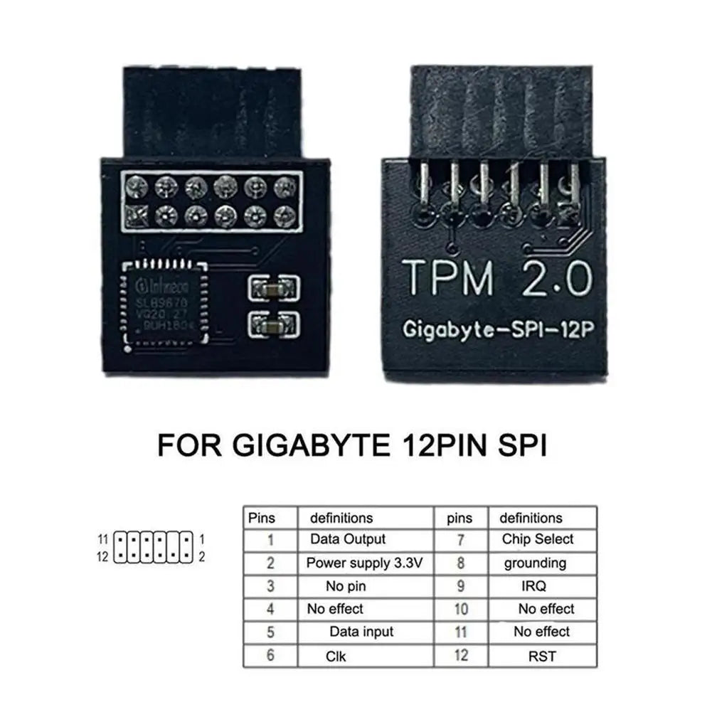 TPM 2.0 Security Module 14Pin