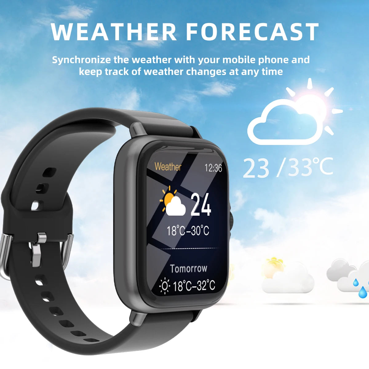 Waterproof Smartwatch 1.83"