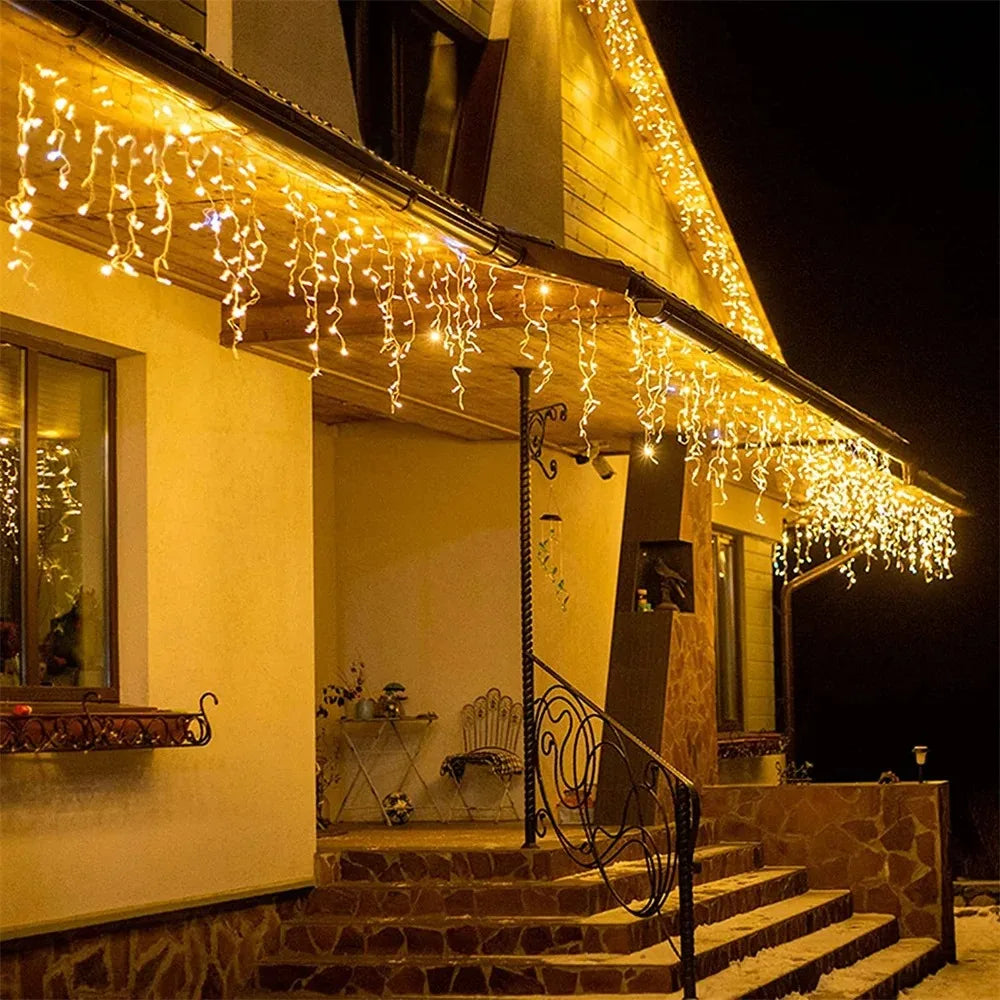 ED Icicle Curtain Lights