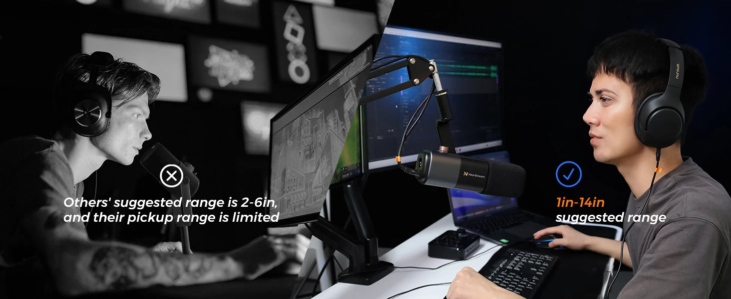 Professional USB XLR Dynamic Microphone