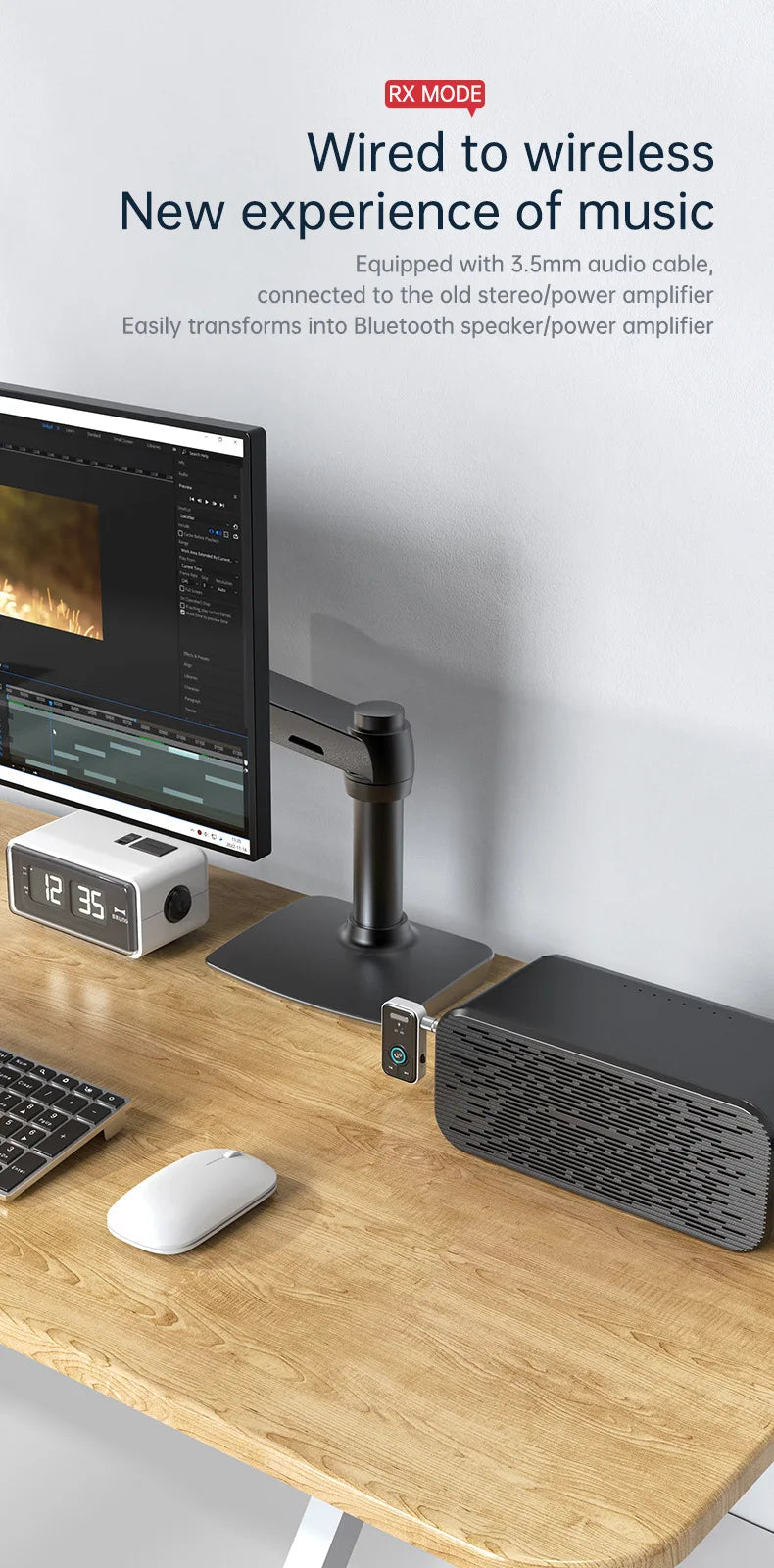 Bluetooth 5.3 Audio Adapter Transmitter