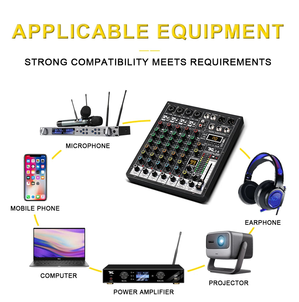 Bluetooth Karaoke Mixer