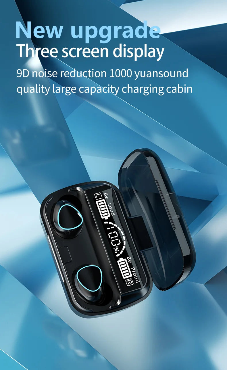 M10 Wireless Earphones Power Bank