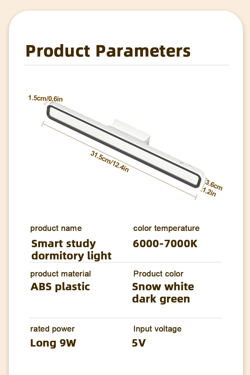 LED USB Makeup Mirror Light