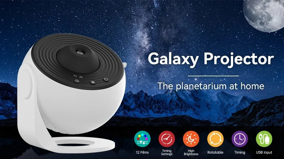 Galaxy Star Projector Lamp