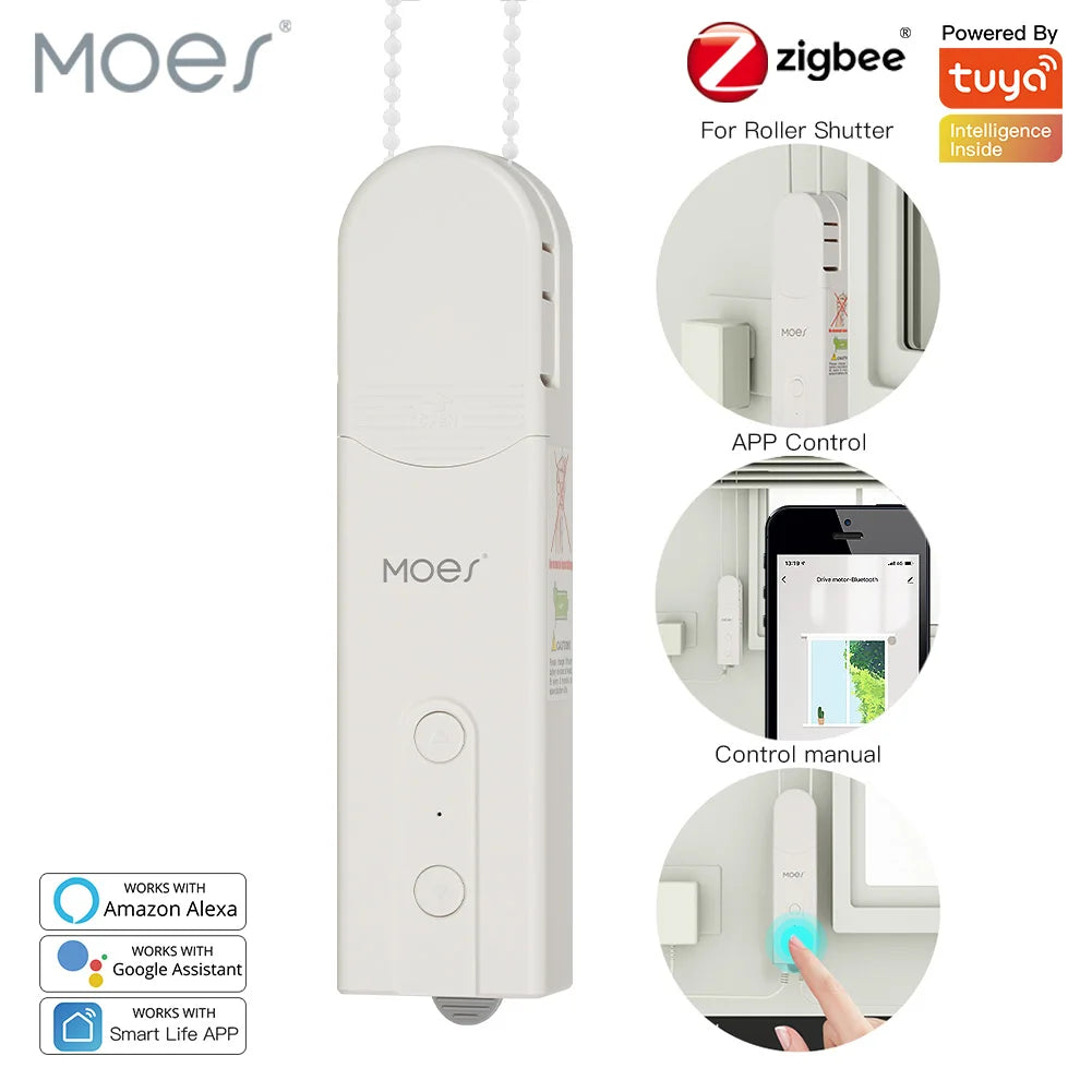 ZigBee Smart Motorized Roller Blinds